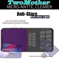 Oppo A91 Matte Anti Bluelight Tempered Glass Screen Protector