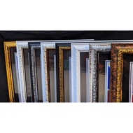 Bingkai/pigura foto motif ukir ukuran 10R (25x30cm)