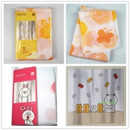 香港Line Friends Brown Cony Sally 1.8 x 1.8 M PEVA 浴簾 LFF14641