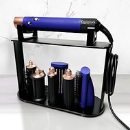 Innoco Countertop Storage Holder, Compatible with Dyson Airwrap Complete Styler, 8 Iron Barrel Brush Slots and Cord Organizer.