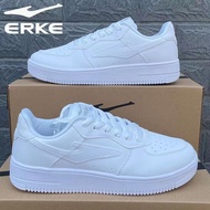 KY/🏅Hongxing Erke（ERKE）Lightweight Sneakers Men's and Women's White Shoes Red Star New Couple Skateb