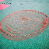 GUOOL Cast Net, Cast Net with Sinker, Fishing Accessories, Functional Mesh Fishing Net for Outdoor P