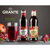 GRANTE Jus Delima (pomegrante juice) 250ml  & 750ml unfiltered