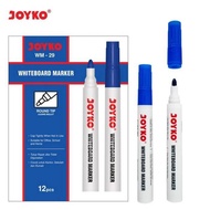 Joyko PM-17 18 19 Box 12 pcs Permanent Marker Spidol Permanen PM17 PM18 PM19 Original
