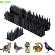 INSTORE 8/12pcs Bird Scarer Repeller, Anti Climb Long Lasting Anti Bird Spike Strip, Spike Deterrent