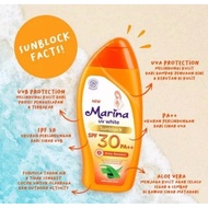 MATAHARI Marina UV white hand & body lotion sunblock 85 ML (sun protection) body sunscreen sunblock 