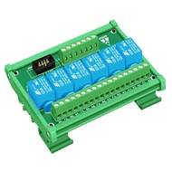6 channel 3V 5V 12V 24V Songle Relay Module Driver Board PLC Board Relay Module SPDT 10Amp Pluggable