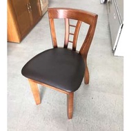 全新實木化妝椅／胡桃色梳妝椅／實木馬鞍皮面椅／化妝椅／實木椅凳／鏡台椅
