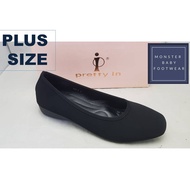 [Ready Stock] Pretty In Women Slip-On Flats Shoes 【PLUS SIZE】Kasut Perempuan Wanita Saiz Besar