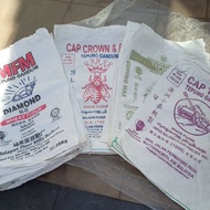 1 PC Recycle Used 25KG Flour Bag / Guni Tepung