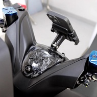 2023 Suitable for YAMAHA XMAX250 XMAX300 Locomotive Modified Direction Handlebar Small Cover Faucet Cover Head Cover Handlebar Cover Handlebar Cover with Mobile Phone Holder Accessories