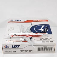 JC Wings LH4200 1: 400 LOT Polish Airlines B737MAX8 SP-LVD Alloy Model
