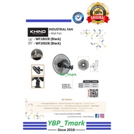 Khind Industrial Wall Fan (Kipas Dinding Besi) 18 inch (WF1802B) / 20 inch (WF2002B) Black Colour @YBP_Tmark