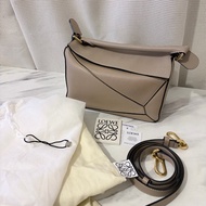 羅意威小號幾何拼圖包 （沙色）LOEWE Puzzle Bag Small （Sand)