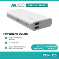 ROMOSS Powerbank 10,000 mAh SOLIT 5 Powerbank (White)