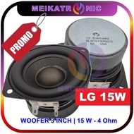 Terlaris Mini Speaker Woofer 3 Inch 15W 4 Ohm | Subwoofer LG Bass 78