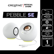 CREATIVE SPEAKER Pebble SE (White) 2.0 USB-CPowered PC SpeakerswithRGBLighting ลำโพงคอมพิวเตอร์2.0 แ