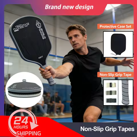 Professional T700 Carbon Fiber Pickleball Paddle Durable J2NF Core Impact-Resistant for Sports And F