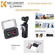 K&F CONCEPT Variable ND2-ND32 & ND32-ND512 Filter  for DJI Osmo Pocket 4/3
