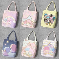 Sanrio Little Twin Stars Cartoon Character Customise Design Printed Tote Bag