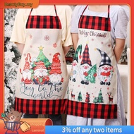 [In Stock]Christmas Bib Aprons-with Pockets Waterproof, Adjustable Apron for Merry Christmas B  Easy