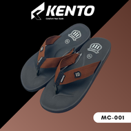 KENTO เคนโตะ รองเท้าสายทอหูคีบ รุ่นMC001-ดำ/น้ำตาล ไซส์35-46 ใส่ได้ทุกเพศทุกวัย