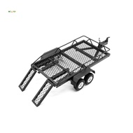 Black RC Car Metal Hitch Mount Trailer Upgrade Parts Accessories for 1/24 RC Trx4m Scx24 Fms24 FMS18