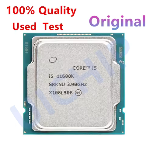 100% Original Core i5 11600K 3.9GHz Six-Core Twelve-Thread L3=12M 125W LGA 1200 Processor