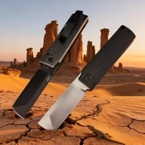 8Cr13Mov Blade Wilderness Hunting Survival Utility Folding Knife Outdoor Activities Compact Knife Tr