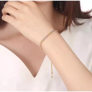 925S Silver Tricolor Bracelet S925银三色手链