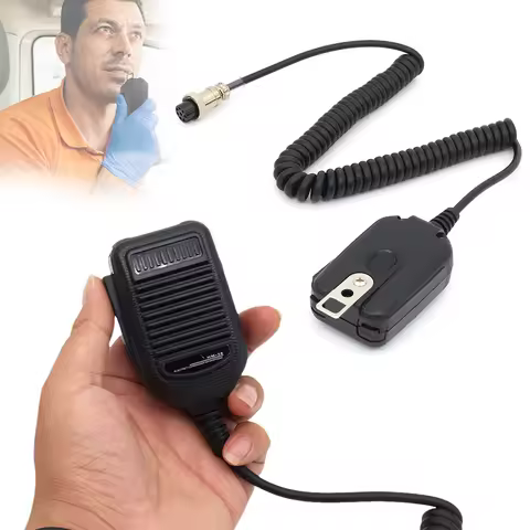 HM-36 Microphone Replacement 8 Pin Handheld Speaker Microphone for ICOM Radio IC-718 IC-78 IC-765 IC
