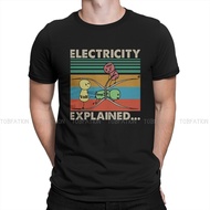 Electrical Engineering Electricity ExplainedTShirt Men Alternative Large Casual Crewneck Cotton T Shirt XS-4XL-5XL-6XL