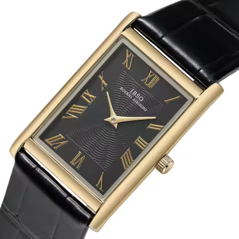 IBSO 2026 Unisex Japan Movement Watch Luxury Genuine Leather Strap 3ATM Waterproof Quartz Watches Ho