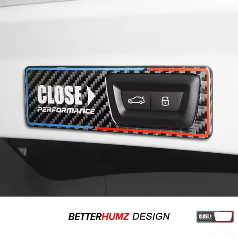 For BMW X5 E70 F15 X6 E71 F16 X3 F25 G01 X4 F26 G02 X1 E84 X2 Carbon Fiber Car Interior Trim Rear Tr