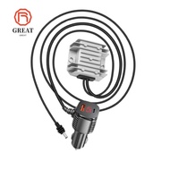 GREAT DC Power Converter, Digital Display DC 9-28V Input Boost Power Converter, Durable 3.5A Max Plu