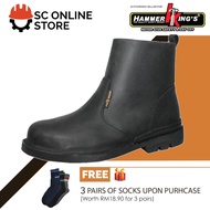 FREE GIFT Hammer King's Safety Shoes 13006 Original Steel plate and Toe cap