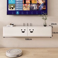 Others - 實木懸空電視櫃 創意路由器收納盒 小戶型壁掛式電線插座遮醜wifi（快遞送貨上門）