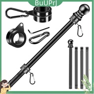 Flag Pole Set for House Porch Thickened Stainless Steel Wall Mount Flagpole Rotating Flagpole Rings 