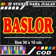 BASLOR WRITING CUTTING STICKER DOUBLE LETTER STICKER STICKER FOR SALES NAME ON WHEEL CART