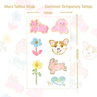 【Mars Tattoo】Common Tattoo, Colored Tattoo, Long Lasting,Temporary Tattoo Sticker, Fake Tattoo, Cute
