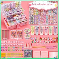 DIY Goo Card Set Three-layer Storage Box Goo Card Sticker Goo Chuck Goo Card Cute Sticker Hand Accou