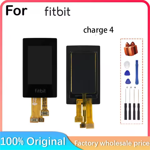 For Fitbit charge4 smart sports bracelet LCD screen + touch, suitable for Fitbit charge 4 LCD screen