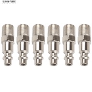 {SUNYLF} 1/4Inch NPT Male Threads Quick Release Connector Pneumatic Tool Air Hose Fitting