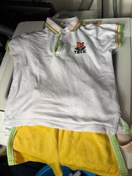 TBCK 兒童 polo 恤衫短褲套裝真理浸信會校服