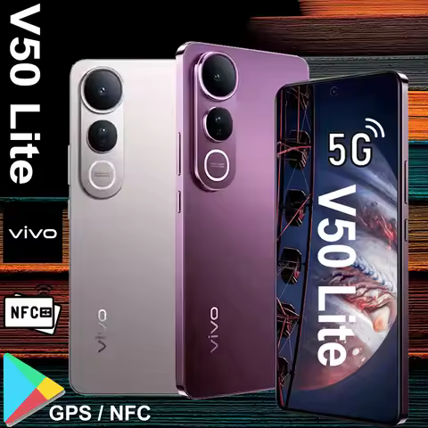 VIVO V50 Lite 5G EU/US/UK specifications original smart phones support NFC/12GB+512GB large memory w