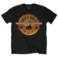 Men t shirt Guns_N Roses 30Th Logo T Shirt New OfficialO-neck T-Shirt cotton Tees