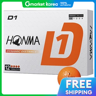 HONMA | ลกกอลฟฮอนมา D1 รนป 2024 จำนวน 12 ลก 1 ดน (1 dozen) สสม แบบวบาก (Biridge)