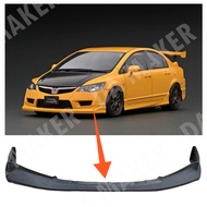 【Ready Stock】HONDA CIVIC FD FD2R TYPE R MUGEN FRONT SKIRT LIP PUR PU MATERIAL FOR BUMPER GRILL OPEN FIX GRILL