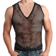 MenS Tank Top Fashion Mesh Breathable Tank Top MenS Tank Top