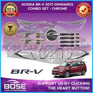 ✟ ❐ ♣ Honda BR-V / Brv Garnish Cover Set Black Chrome 2017 - 2022 / Honda BRV Accessories Parts Com